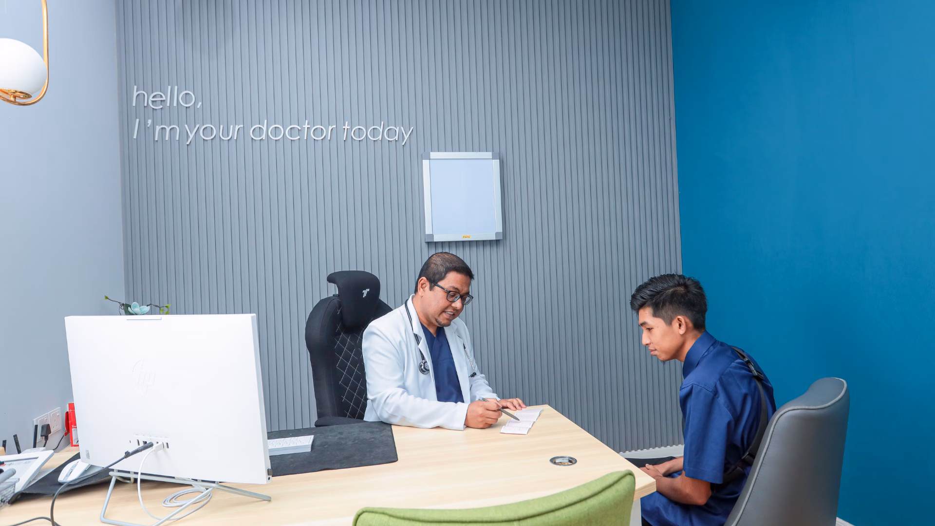 Chenang Clinic consultation room